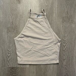 H&M Divided Beige Crop Top